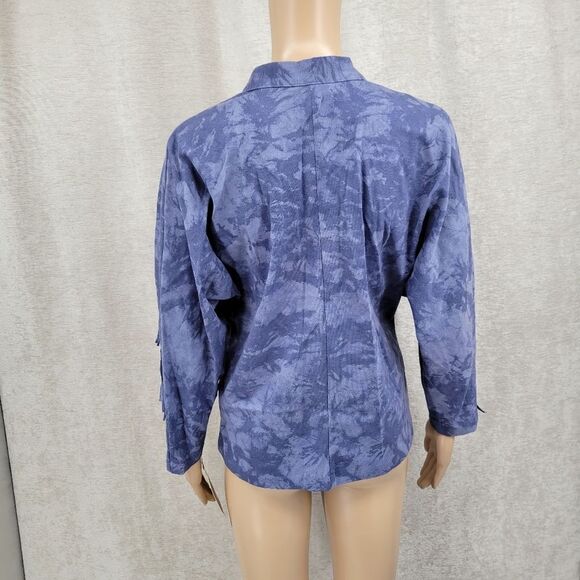 Ozark Mountain Jean Western Maxi Skirt Top Set Blue Fringe Concho Matching Set - Picture 12 of 16